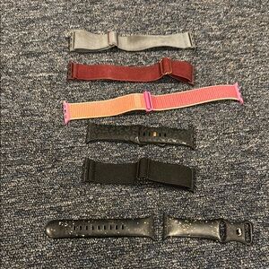 Set of Colorful Watch Bands for Apple Watch! Lightly used!